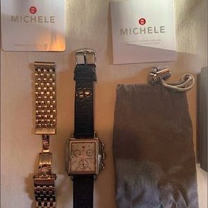 BeautifulMichele Deco Mother of Pearl Swiss-made Watch. 18mm size.